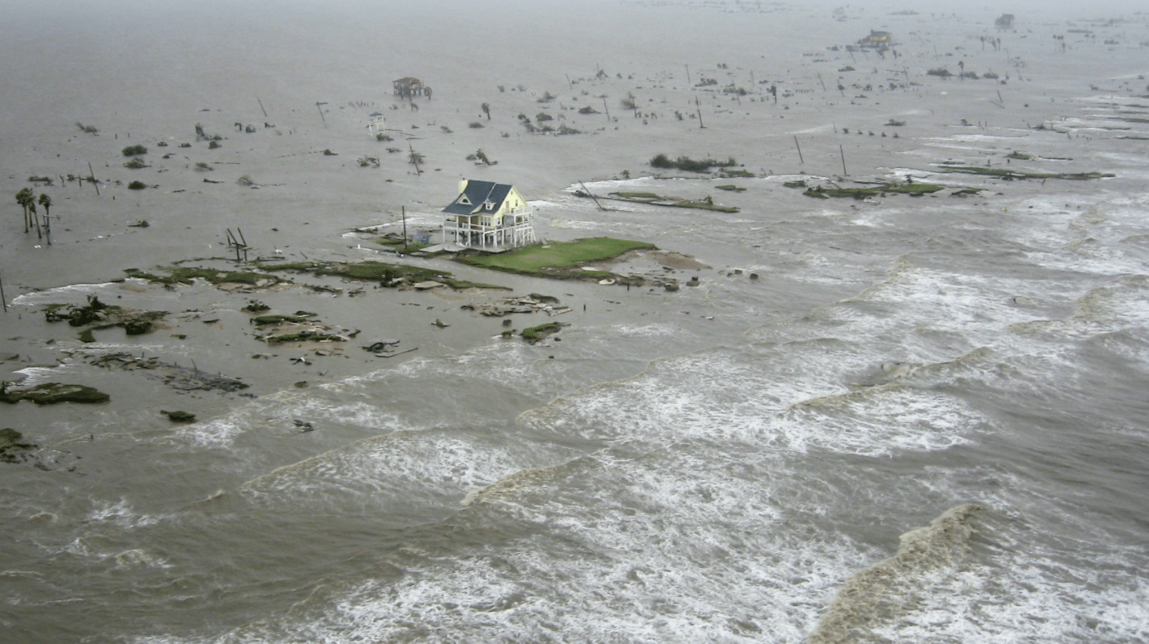 Galveston, Texas During Hurricane Ike