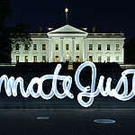 Light graffiti photography created on site at the White House.