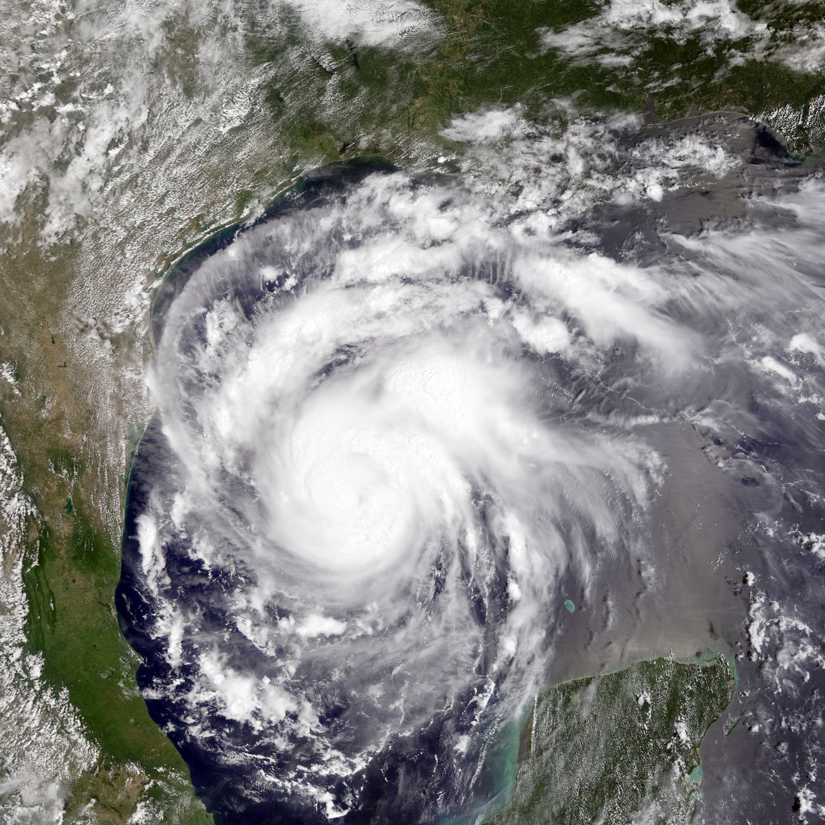 Satellite Image of Hurricane Harvey. © NASA Earth Observatory Satellite Image of Hurricane Harvey. © NASA Earth Observatory