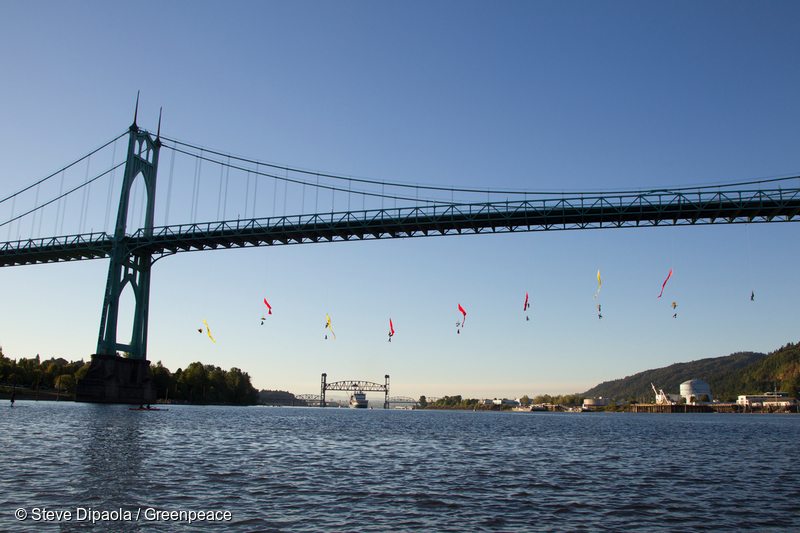 Shell Bridge Blockade Portland