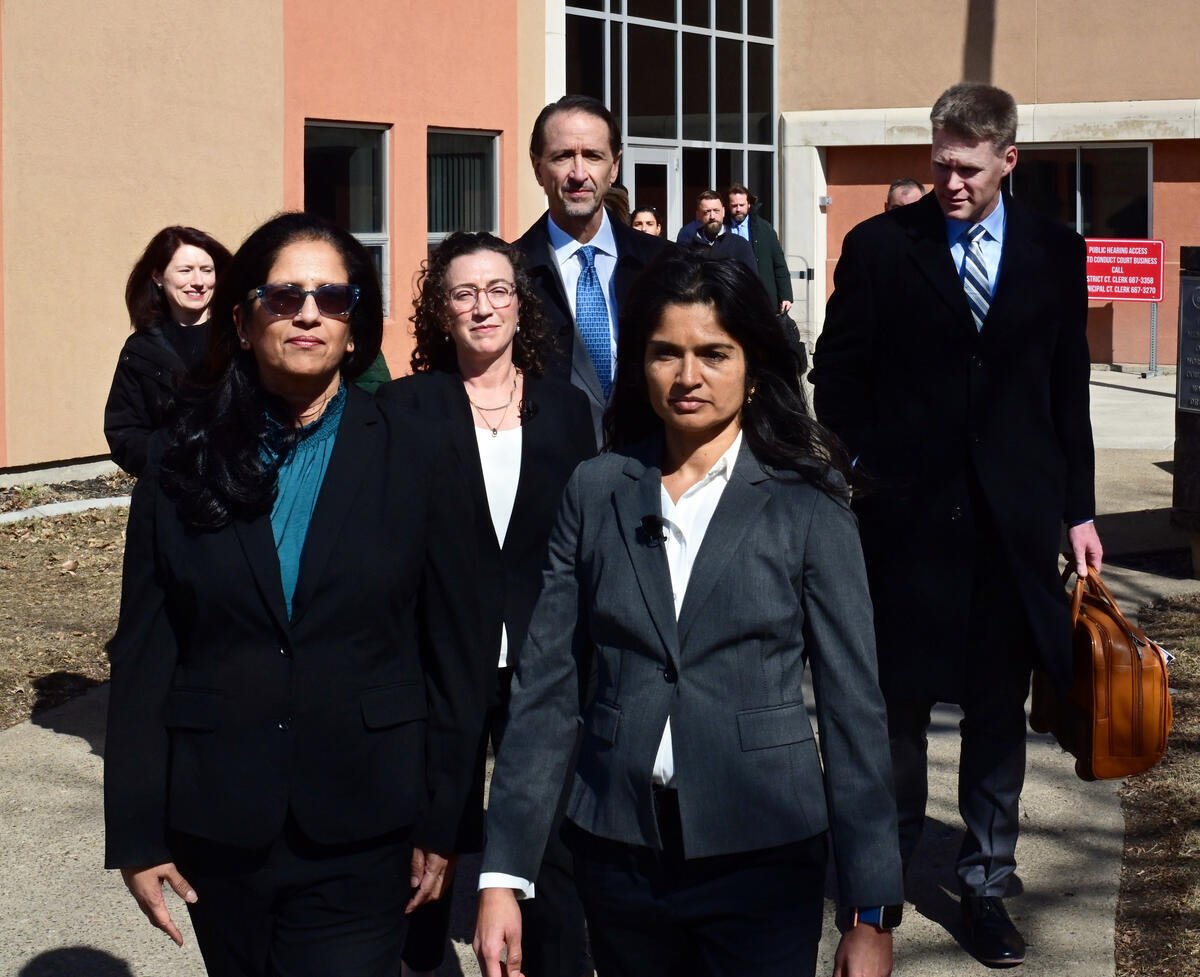 Greenpeace - Energy Transfer Trial Ends in North Dakota. © Stephanie Keith / Greenpeace