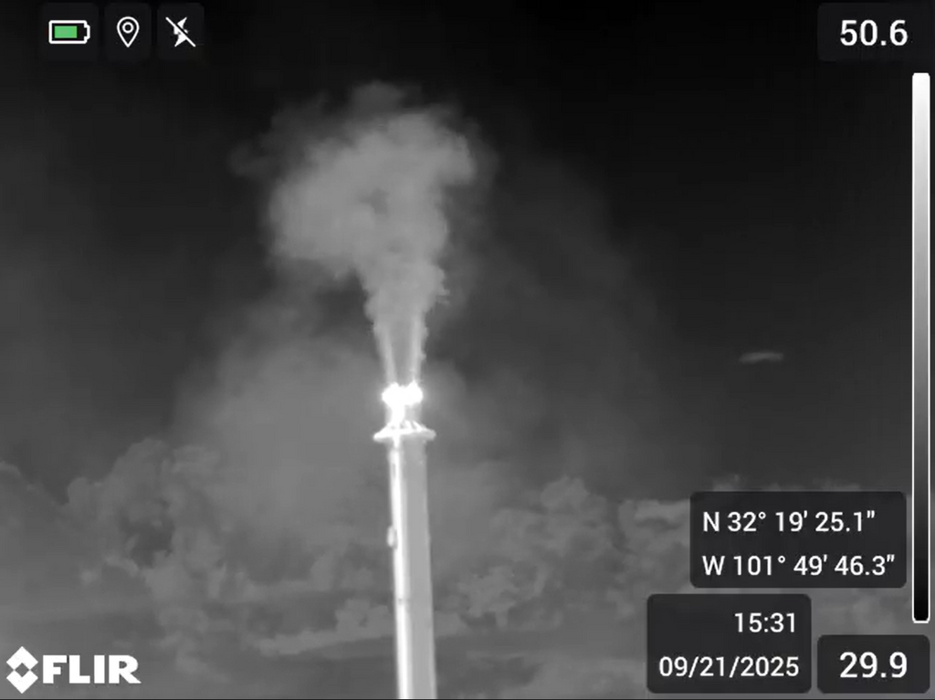 Energy Transfer Flare - Red Lake Gas Plant Flare Emissions via Oilfield Witness