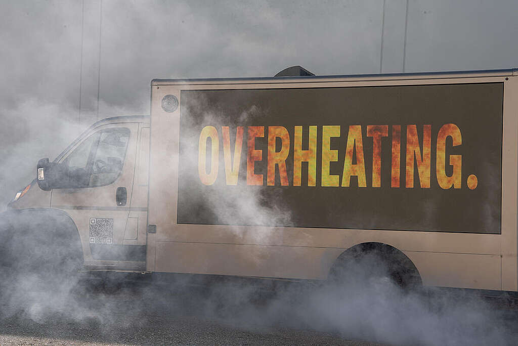 Protest at NVIDIA GTC Conference in San José, California. © Brooke Anderson / Greenpeace