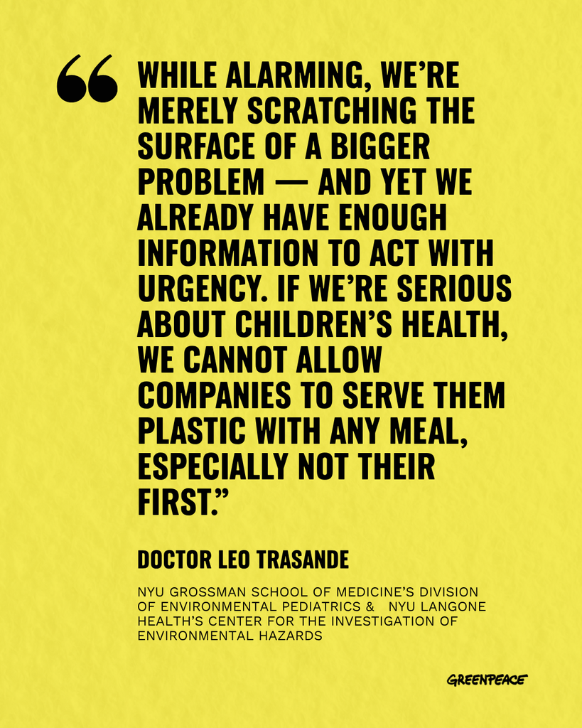 Quote from Dr. Leo Trasande, Director of NYU Grossman School of Medicine's Division of Environmental Pediatrics and NYU Langone Health's Center for the Investigation of Environmental Hazards