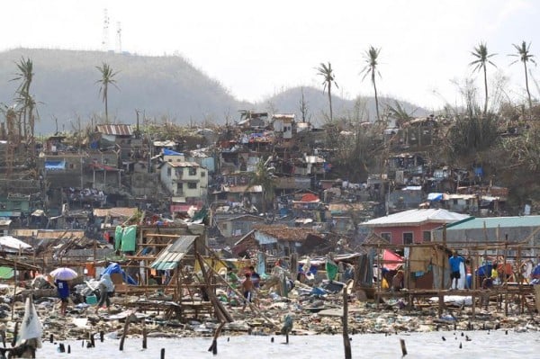 Aftermath of Typhoon Haiyan in the Philippines