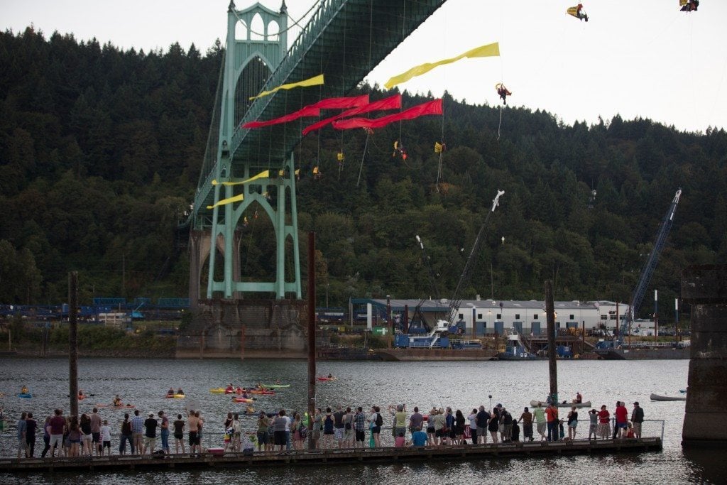 Shell Bridge Blockade in Portland