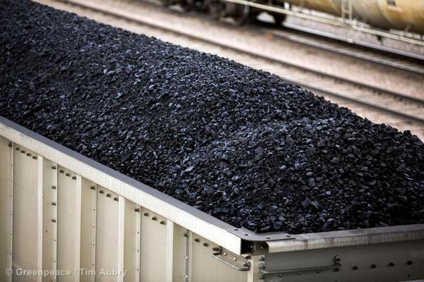 BNSF Coal Train in USA