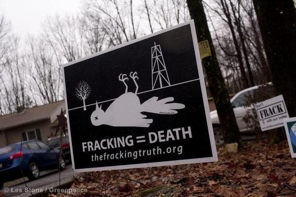Hydraulic Fracturing Protest in Dimock