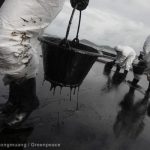 Oil Spill Clean Up in Thailand