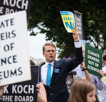 Koch Museum Board Protest in Washington DC