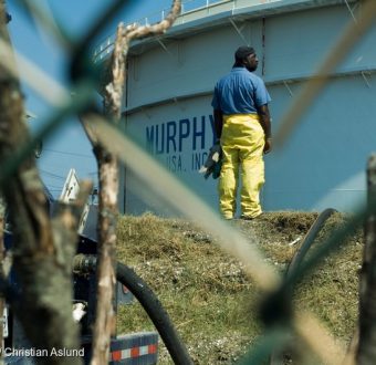At Murphy Oil Refinery After Hurricane Katrina