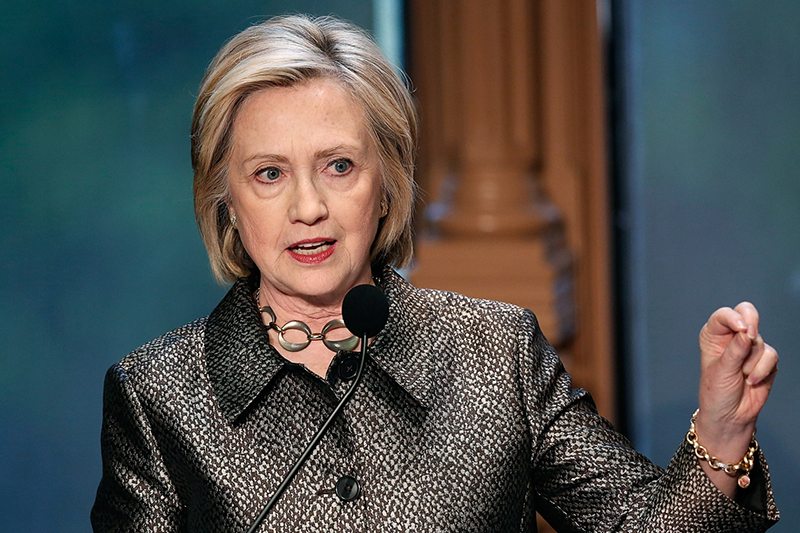 Hillary Clinton Attends Georgetown Institute For Women, Peace And Security Award Ceremony