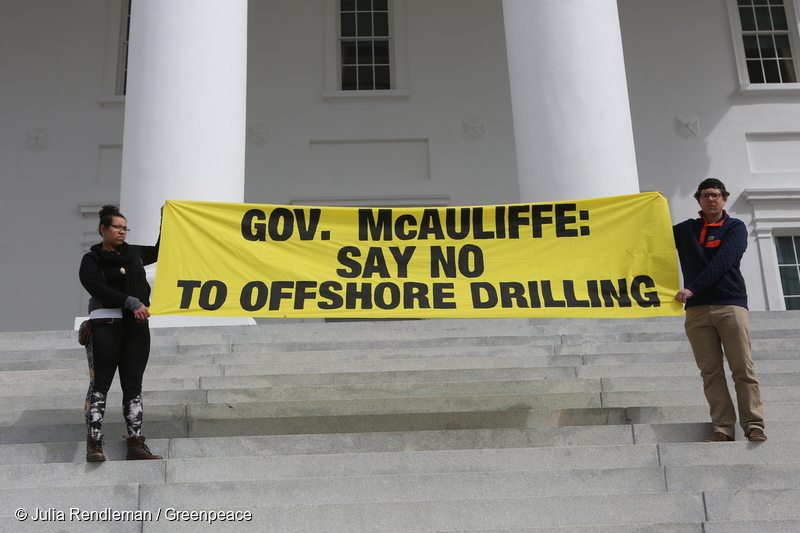 Offshore Drilling Banner in Richmond