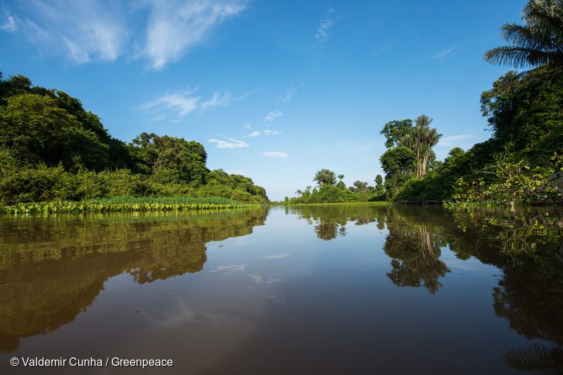 Tapajós river, next to Sawré Muybu Indigenous Land, home to the Munduruku people, Pará state, Brazil. 
