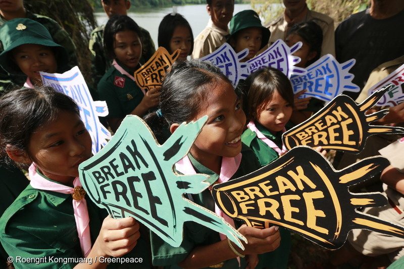 Thai Communities Join Global Break Free Activities against Fossil Fuels