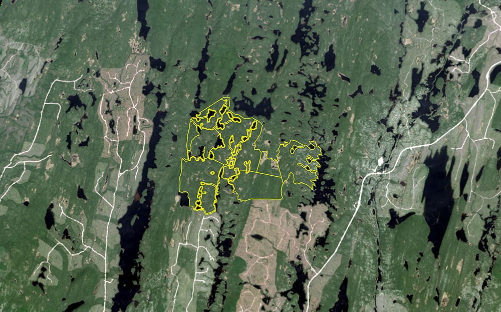 Satellite image of Devau location - 2013