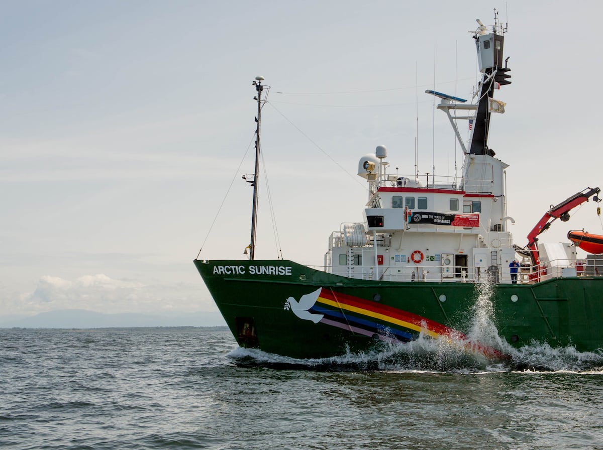 greenpeace vessel is boarded by russian coast guard kcur