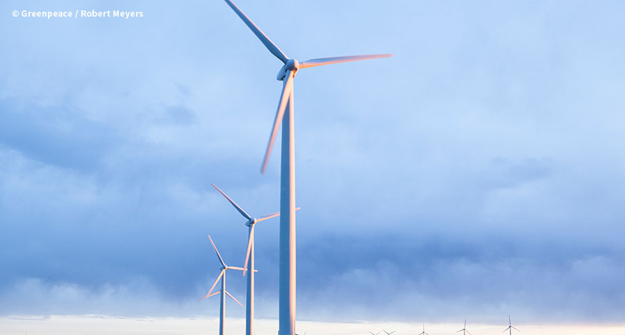 Wind Energy Farm in Colorado