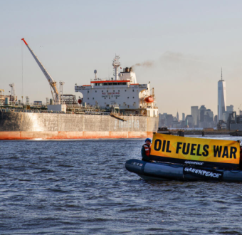 Russian Fossil Fuel Protest in New York